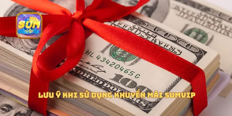  Lưu ý khi sử dụng khuyến mãi Sumvip